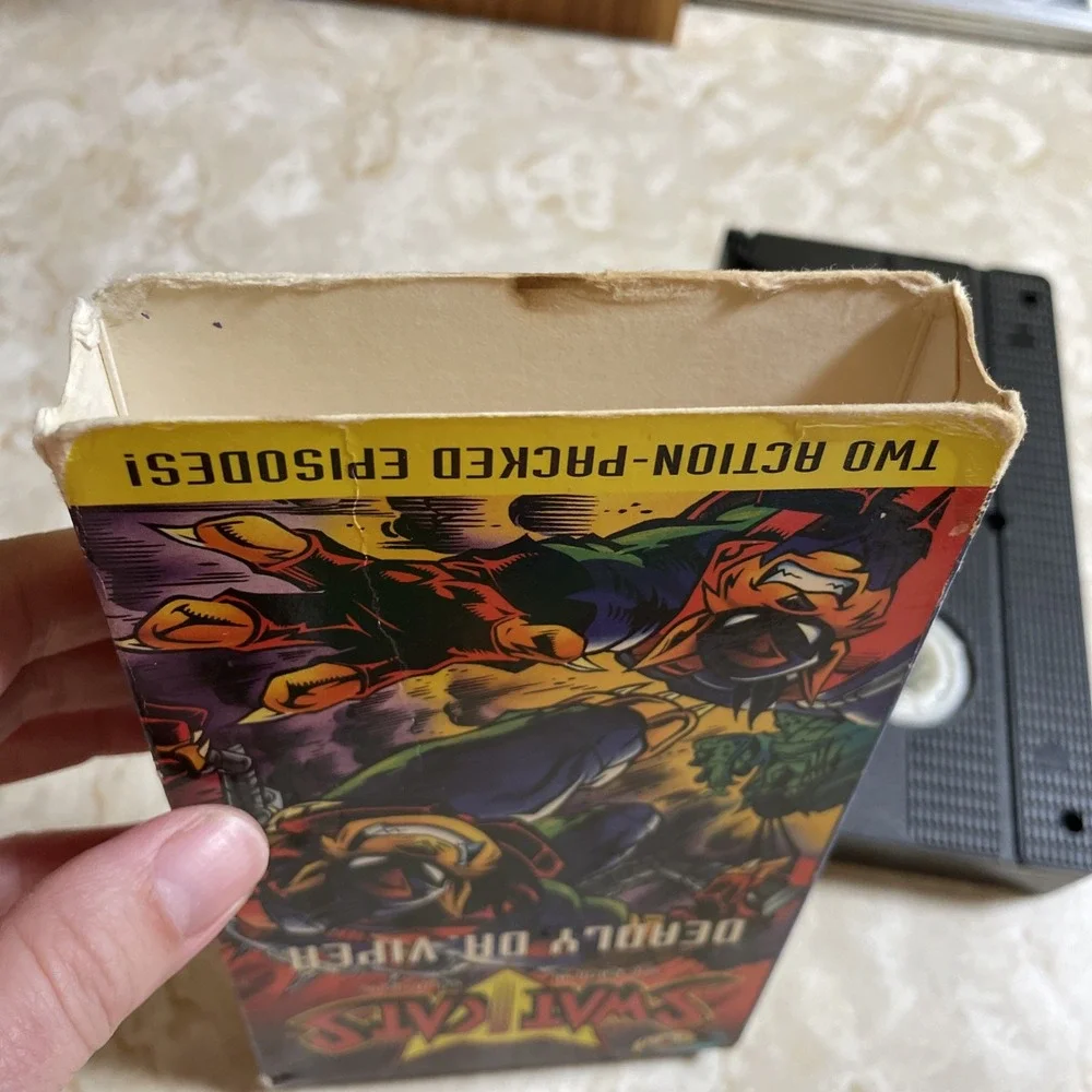 RARE !!! Vintage SWAT KATS -The Radical Squadron - Deadly Dr. Viper - VHS